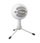 Microphone USB Blue Snowball iCE Plug 'n Play pour Enregistrement, Streaming, Podcast, Gaming sur PC et Mac - Blanc
