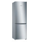 Réfrigérateur combiné pose-libre BOSCH - KGN33NLEB - SER2 - inox look -Volume utile total: 282 l - 176x60cm - Inox