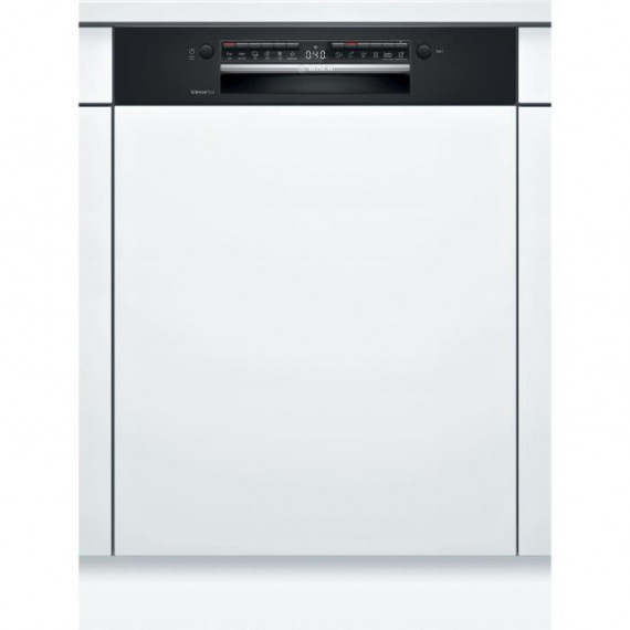 Lave-vaisselle intégrable BOSCH SMI4HTB35E SER4- 12 couverts - Induction - L60cm - Home Connect - 44 dB - Bandeau Noir