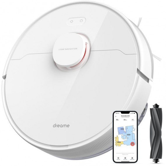 Dreame D10s - Aspirateur Robot Laveur 2 en 1 - Navigation LDS - 5000 Pa - Cartographie Laser - Automnomie 280 min