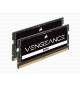 Mémoire RAM - CORSAIR - Vengeance DDR5 - 16GB 2x8GB SODIMM - 4800 MHz - 1,1V - Noir (CMSX16GX5M2A4800C40)