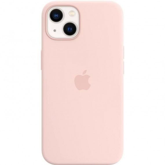 Coque APPLE iPhone 13 silicone Chalk Pink