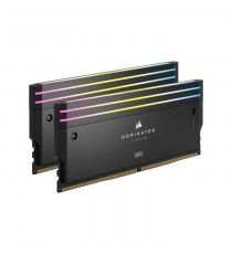 Mémoire RAM - CORSAIR - Dominator Titanium RGB DDR5 - 32GB 2x16GB DIMM - 6000MT/s - Intel XMP 3.0  - 1.40V - Noir (CMP32GX5M2…