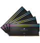 Mémoire RAM - CORSAIR - Dominator Titanium RGB DDR5 - 64GB 4x16GB DIMM - 6400MT/s - Intel XMP 3.0  - 1.35V - Noir (CMP64GX5M4…