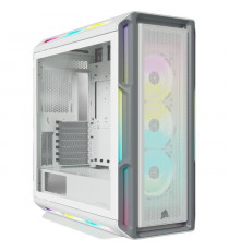 CORSAIR Boîtier PC iCUE 5000T RGB ATX moyen-tour - Blanc (CC-9011231-WW)