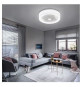 AIR-LIGHT CROWN - Ventilateur de plafond blanc Ø40cm 95W avec couronne d'éclairage LED