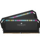 CORSAIR Dominator Platinum RGB DDR5 - 64GB 2x32GB DIMM - 5600MHz - Unbuffered, 40-40-40-77, Std PMIC, XMP 3.0, Black Heatspre…