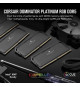 CORSAIR Dominator Platinum RGB DDR5 - 64GB 2x32GB DIMM - 5600MHz - Unbuffered, 40-40-40-77, Std PMIC, XMP 3.0, Black Heatspre…