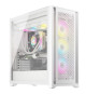 Boitier PC - CORSAIR - iCUE 5000D RGB Airflow - Moyen-tour - 3 ventilateurs AF120 RGB ELITE - Blanc