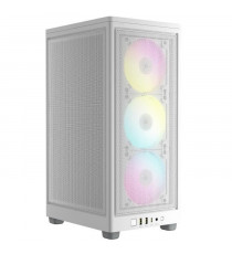 Boitier PC - CORSAIR - iCUE 2000D RGB Airflow - Mini ITX - 3 ventilateurs AF120 RGB SLIM inclus - Blanc - (CC-9011247-WW)