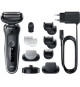 Rasoir Électrique BRAUN Series 5 - 51-W4650cs - 3 lames flexibles - systeme EAsyClean - 2 Accessoires EasyClick
