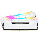 Mémoire RAM - CORSAIR - Vengeance RGB Pro Series DDR4 - 16GB 2x8GB DIMM - 3200 MHz  - 1.35V - Blanc (CMW16GX4M2C3200C)