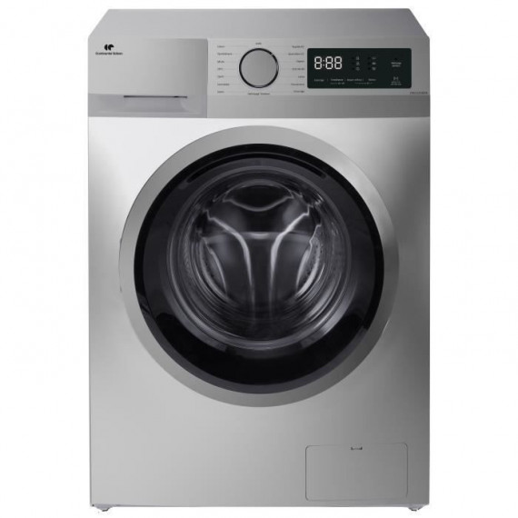 Lave-linge hublot CONTINENTAL EDISON CELL1214IWS -12kg - Largeur 60 cm - Classe A - 1400 trs/min - moteur induction - silver