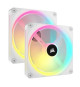 CORSAIR - QX RGB Series - iCUE LINK QX140 RGB WHITE - Ventilation PC - 140mm - Starter Kit