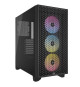 Boitier PC - CORSAIR - 3000D RGB AIRFLOW - ATX Moyen-tour - 3 ventilateurs AR120 RGB - Noir - (CC-9011255-WW)