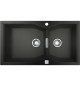 Evier de cuisine - Quartz composite - Gris granite - A encastrer par le dessus - GROHE K700 - 31658AT0