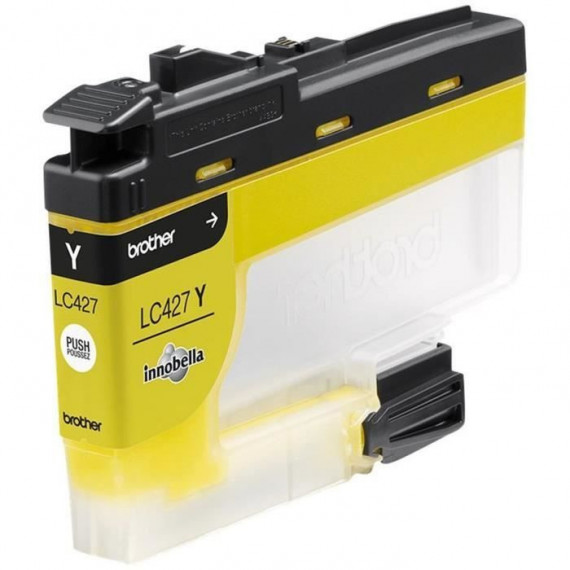 Cartouche d'encre LC427Y - BROTHER - Jaune - 1500 pages - Pour Brother MFC-J6955DW, MFC-J6957DW, MFC-J5955DW et HL-J6010DW