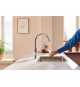 Robinet filtrant de cuisine - Chromé - Filtration de l'eau - Bec haut en C - Rotation 150° - GROHE Blue Pure StartCurve - 305…
