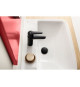 Mitigeur monocommande lavabo - GROHE Start - 237462432 - Noir mat - Taille M - Bec moyen - Economie d'eau