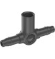 Dérivation en T pour micro-asperseurs 3/16 4.6mm  Boite de 10 pieces. Connexion «Easy & Flexible» - 13216-26