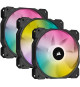 CORSAIR Ventilateur SP Series - SP120 RGB ELITE - 120mm RGB LED Fan with AirGuide - Triple Pack Lighting Node CORE (CO-905010…