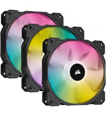 CORSAIR Ventilateur SP Series - SP120 RGB ELITE - 120mm RGB LED Fan with AirGuide - Triple Pack Lighting Node CORE (CO-905010…