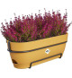 Planteur Rectangle VIBIA - Plastique - Réservoir - Ø50 - Jaune Miel