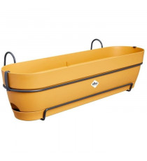 Planteur Rectangle VIBIA - Plastique - Réservoir - Ø70 - Jaune Miel