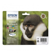 EPSON Multipack T0895 - Singe - Noir, Cyan, Magenta, Jaune (C13T08954020)