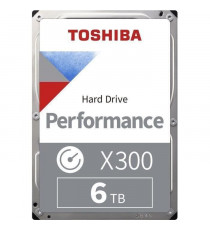 Disque Dur Interne - TOSHIBA - X300 - 6To - 7200 tr/min - 3,5 (HDWR460EZSTA)