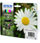 EPSON Multipack T1806 - Pâquerette - Noir, Cyan, Magenta, Jaune (C13T18064022)