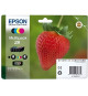 EPSON Multipack 29  - Fraise - Noir, Cyan, Magenta, Jaune (C13T29864022)