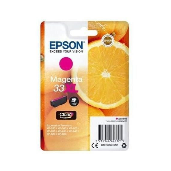 EPSON Cartouche d'encre T3363 XL Magenta - Oranges (C13T33634012)