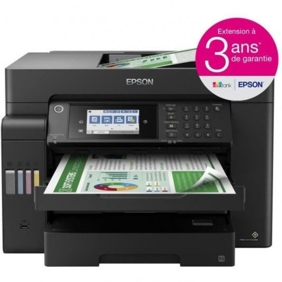 Imprimante Multifonction 4-en-1 - EPSON - Ecotank ET-16600 - Jet d'encre - A3/A4 - Couleur - Wi-Fi - C11CH72401