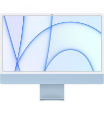Apple - 24 iMac Retina 4,5K (2021) - Puce Apple M1 - RAM 8Go - Stockage 512Go - GPU 8 coeurs - Bleu