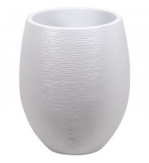 EDA Pot rond Graphit Ø50cm - Contenance 53L - Blanc cérusé