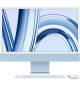 Apple - 24 - iMac Retina 4,5K (2023) - Puce Apple M3 - RAM 8Go - Stockage 512Go - GPU 10 coeurs - Bleu