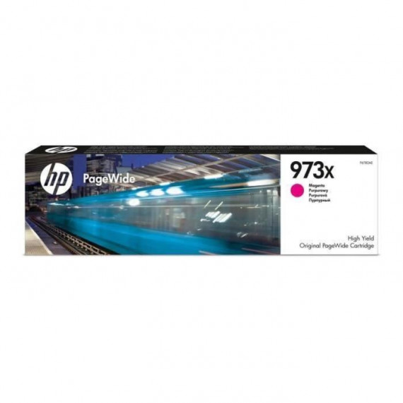 HP 973X Cartouche d'encre magenta PageWide grande capacité authentique (F6T82AE) pour HP PageWide Pro 452/477/552/577