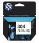 HP 304 Cartouche d'encre trois couleurs authentique (N9K05AE) pour HP DeskJet 2620/2630/3720/3730