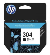 HP 304 Cartouche d'encre noire authentique (N9K06AE) pour HP DeskJet 2620/2630/3720/3730