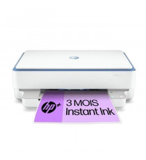 HP Envy 6010e Imprimante tout-en-un Jet d'encre couleur Copie Scan - En remplacement 6022 - 3 mois d'Instant ink inclus avec HP+