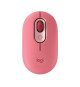 Souris Sans Fil Logitech POP Mouse avec Emojis Personnalisables, Bluetooth, USB, Multidispositifs - Rose