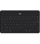 LOGITECH - Clavier Keys-To-Go - Bluetooth ultra-léger, ultra-portable pour iPhone, iPad et Apple TV