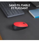 LOGITECH - Souris sans fil ambidextre M171 - Rouge - Grande portée