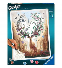 CreArt 30x40 cm - Magic deer - Série B Numéro d'art - 00020273 - Des 12 ans