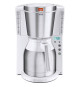 Cafetiere - MELITTA - Look IV Therm Timer 1011-15 - Programmable - AromaSelector - Verseuse isotherme - Blanc