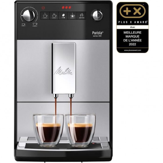 Machine a Café a Grain MELITTA Purista - Argent
