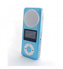 Lecteur MP3 Inovalley MP32-C avec écran OLED et haut-parleur intégré - Bleu