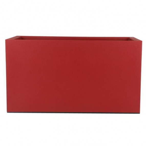 RIVIERA Jardiniere Granit - 80x40 cm - Rouge