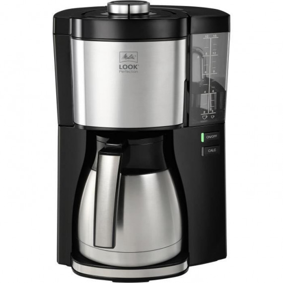 Cafetiere - MELITTA - Look V Therm Perfection 1025-16 - AromaSelector - Verseuse isotherme - Anti-gouttes